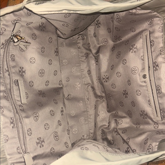 Tory Burch Taupe Ella Tote Bag - Picture 14 of 14
